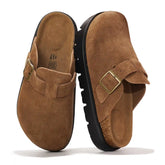 Project Cloud Women's | Genuine Leather Clogs | ProjectPlush | Lightweight | Non-Slip - Benton Chunky