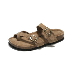 Project Cloud Women's | Genuine Leather Sandals | Memory Foam | Lightweight | Non-Slip - Lian