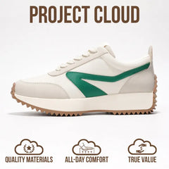 Project Cloud Women's | Fashion Sneakers | Lace-Up | Memory Foam | Lightweight | Non-Slip - Balinda