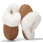 Project Cloud Women's | Shearling & Fuzzy Slippers for Women | Clogs & Mules | Memory Foam | Non-Slip - Henka