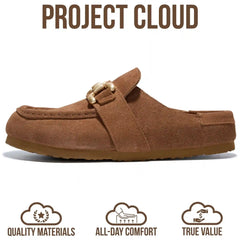 Project Cloud Women's | 100% Genuine Leather Loafers | Lightweight | Non-Slip - Holly