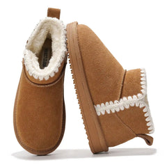 Project Cloud Kids | Genuine Leather Girls Boots | Memory Foam | Lightweight | Non-Slip - Karol