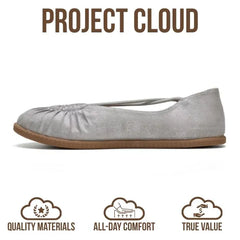 Project Cloud Women's | Ballet Flats for Women | Memory Foam | Lightweight | Non-Slip - Cheers