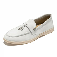 Project Cloud Women's | Moccasins Penny Loafers for Women | Genuine Leather | Memory Foam | Lightweight | Non-Slip - Iris