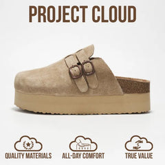 Project Cloud Women's | Genuine Leather Clogs for Women | Memory Foam | Lightweight | Non-Slip - Stephi