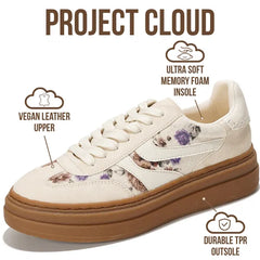 Project Cloud Women's | Platform Sneakers For Women | Memory Foam Insole | Lightweight | Non-Slip - Volley