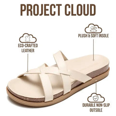 Project Cloud Summer Slides for Women 2026 | Plush and Soft Insole | Lightweight | Non-Slip - Lasso