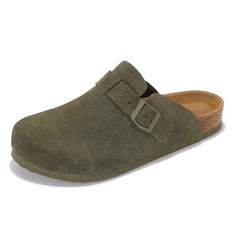 Project Cloud Men's Clogs | 100% Genuine Full Grain Leather | Memory Foam | Non-Slip | Brooklyn