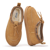 Project Cloud Women's | Genuine Leather Slippers for Women | Memory Foam | Lightweight | Non-Slip - Timber
