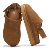 Project Cloud Women's | Genuine Suede Clogs for Women | Memory Foam | Lightweight | Non-Slip - Goldstar