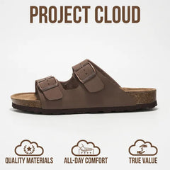 Project Cloud Women's | 100% Genuine Leather Womens Sandals | Memory Foam | Lightweight | Non-Slip - Venita