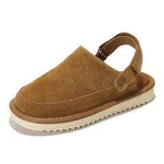 Project Cloud Kids | Genuine Suede Clogs with Back strap | Lightweight | Non-Slip - Little Goldstar