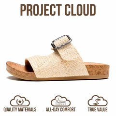 Project Cloud Kids | Girls Slide Summer Sandals | Plush & Soft Insole | Lightweight | Non-Slip - Balanced Kids