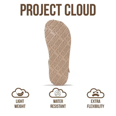 Project Cloud Women's | Genuine Leather Platform Sandals | Memory Foam | Lightweight | Non-Slip - Bronzestar