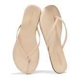 Project Cloud Women's | Eco-Leather Women Flip Flops | Memory Foam | Lightweight | Non-Slip - Foundations