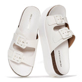 Project Cloud Women's | Wedge Platform Sandals | Eco-Leather Upper | Memory Foam | Non-Slip - Softy