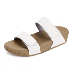 Project Cloud Women's | Genuine Leather Platform Sandals | Adjustable Double Strap | Lightweight | Non-Slip - Adee
