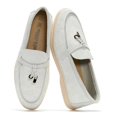 Project Cloud Women's | Moccasins Penny Loafers for Women | Genuine Leather | Memory Foam | Lightweight | Non-Slip - Iris