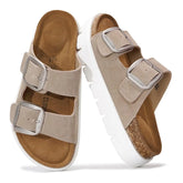 Project Cloud Women's | Genuine Leather Platform Sandals | ProjectPlush | Non-Slip - Greece Chunky