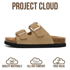Project Cloud Kids Sandals with Adjustable Buckle | Memory Foam | Lightweight | Non-Slip - Little Santorini