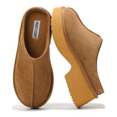 Project Cloud Women's | Genuine Suede Slip-on Mules | Memory Foam | Lightweight | Non-Slip - Johnna