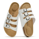 Project Cloud Women's | Genuine Leather Sandals | ProjectPlush | Memory Foam | Non-Slip - Capri