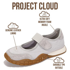 Project Cloud Women's | Fashionable Shoes for Women | Memory Foam | Lightweight | Non-Slip - Donna