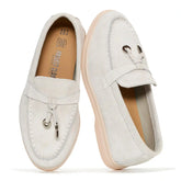 Project Cloud Kids Genuine Leather Girls Shoes Loafer | Memory Foam | Lightweight | Non-Slip - Little Iris