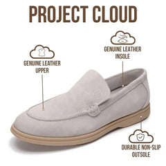 Project Cloud Men's | 100% Genuine Leather - Venetian Loafers | Memory Foam | Lightweight | Non-Slip - Mark