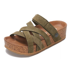 Project Cloud Women's | Platform Sandals Women | Plush and Soft Insole | Lightweight | Non-Slip - Pacifica