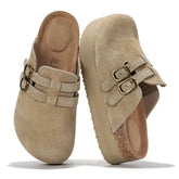 Project Cloud Women's | Genuine Leather Clogs for Women | Memory Foam | Lightweight | Non-Slip - Stephi