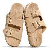 Project Cloud Women's | Genuine Leather Platform Sandals for Women | Plush & Soft Insole | Lightweight | Non-Slip - Lanura
