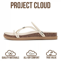 Project Cloud Summer Slides for Women 2026 | Plush and Soft Insole | Lightweight | Non-Slip - Float