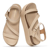Project Cloud Women's | Wedge Sandals | Plush and Soft Insole | Lightweight | Non-Slip - Mellow