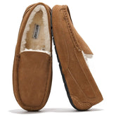 Project Cloud Men's | Genuine Suede Slippers - Loafers | Memory Foam | Lightweight | Non-Slip - Oswin
