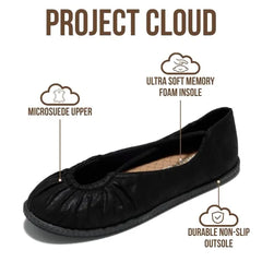 Project Cloud Women's | Ballet Flats for Women | Memory Foam | Lightweight | Non-Slip - Cheers
