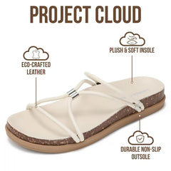 Project Cloud Summer Slides for Women 2026 | Plush and Soft Insole | Lightweight | Non-Slip - Float
