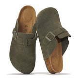 Project Cloud Men's Clogs | 100% Genuine Full Grain Leather | Memory Foam | Non-Slip | Brooklyn