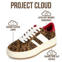 Project Cloud Women's | Lace-up Sneakers | Memory Foam Insole | Non-Slip - Nita