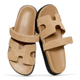 Project Cloud Women's | 100% Genuine Leather Women's Sandals | Plush Soft Insole | Lightweight | Non-Slip - Mayvy