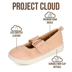 Project Cloud Toddlers & Kids | Mary Jane Flat Shoes for Girls | Plush & Soft Foam Insole | Lightweight | Non-Slip - Taylor