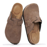 Project Cloud Women's | Genuine Suede Footbed Clogs | ProjectPlush | Lightweight | Non-Slip - Benton