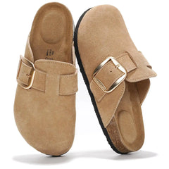 Project Cloud Women's | Genuine Leather Clogs | Memory Foam | Lightweight | Non-Slip - Manchester