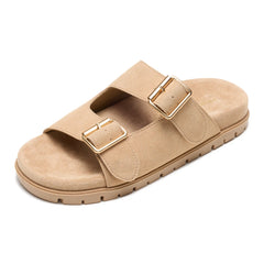 Project Cloud Women's | Genuine Leather Platform Sandals for Women | Plush & Soft Insole | Lightweight | Non-Slip - Lanura