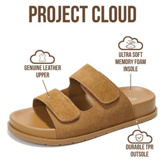 Project Cloud Women's | Platform Sandals | Plush and Soft Insole | Lightweight | Non-Slip - Sleek