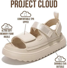 Project Cloud Women's | Waterproof Sandals | Memory Foam | Lightweight | Non-Slip - Goldie