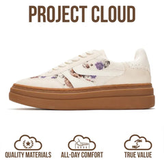 Project Cloud Women's | Platform Sneakers For Women | Memory Foam Insole | Lightweight | Non-Slip - Volley