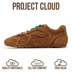 Project Cloud Women's | Genuine Leather Sneakers | Memory Foam | Lightweight | Anti-Slip - Roma