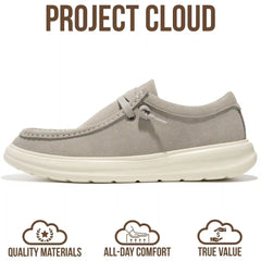 Project Cloud Men's | Genuine Leather Loafers | Smart Foam Insole | Lightweight | Non-Slip - Dante