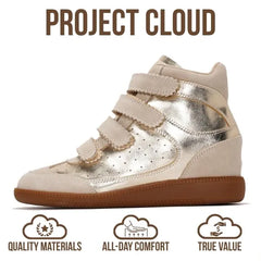 Project Cloud Women's | Stylish Wedge Sneakers | Memory Foam Insole | Lightweight | Non-Slip - Marant